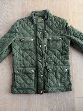 J. Crew Quilted Green women’s Jacket